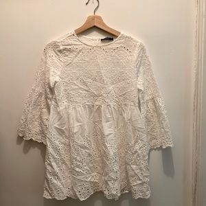 Pretty eyelet Shein top